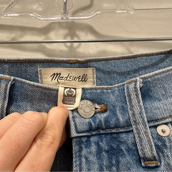 Madewell The Perfect Vintage Jean Size 26 Blue Womens Denim High Rise Wide Leg - Picture 7 of 13